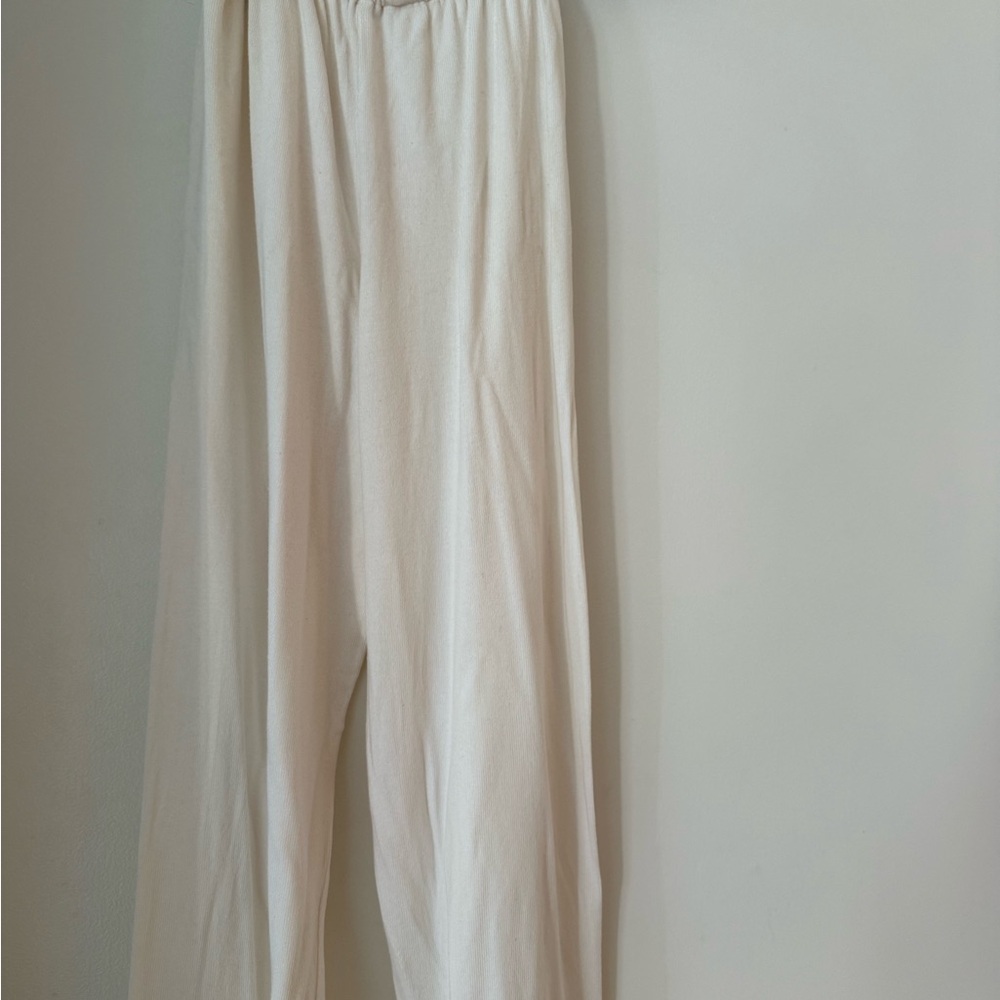 Vince Cream Drawstring Trousers